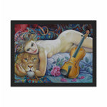 Load image into Gallery viewer, Lion, a woman and a violin