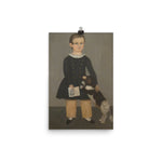 Load image into Gallery viewer, Young Boy with Dog by Samuel Miller
