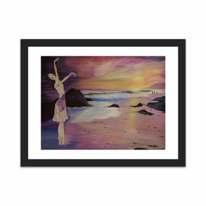 "Ballerina on The Beach", oil on canvas, 90 x 70 cm