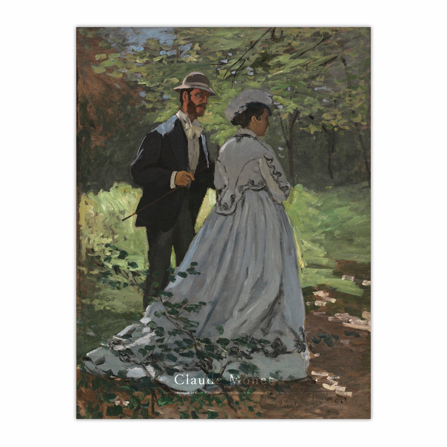 Bazille and Camille (Study for "Déjeuner sur l'Herbe")