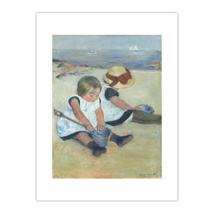 Children Playing on the Beach