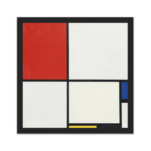 Composition No. III, with Red, Blue, Yellow, and Black