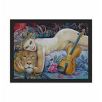 Load image into Gallery viewer, Lion, a woman and a violin
