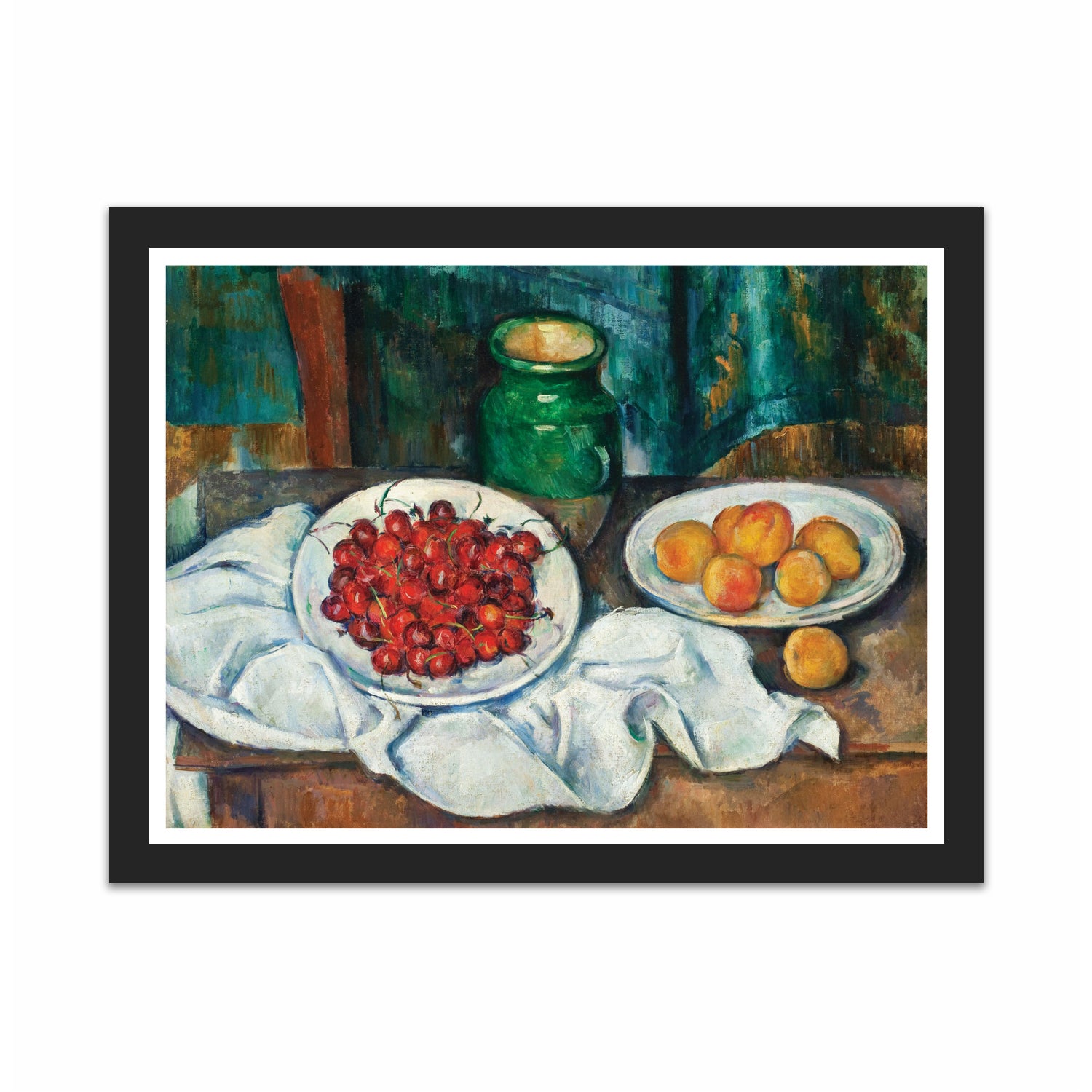 Still Life With Cherries And Peaches