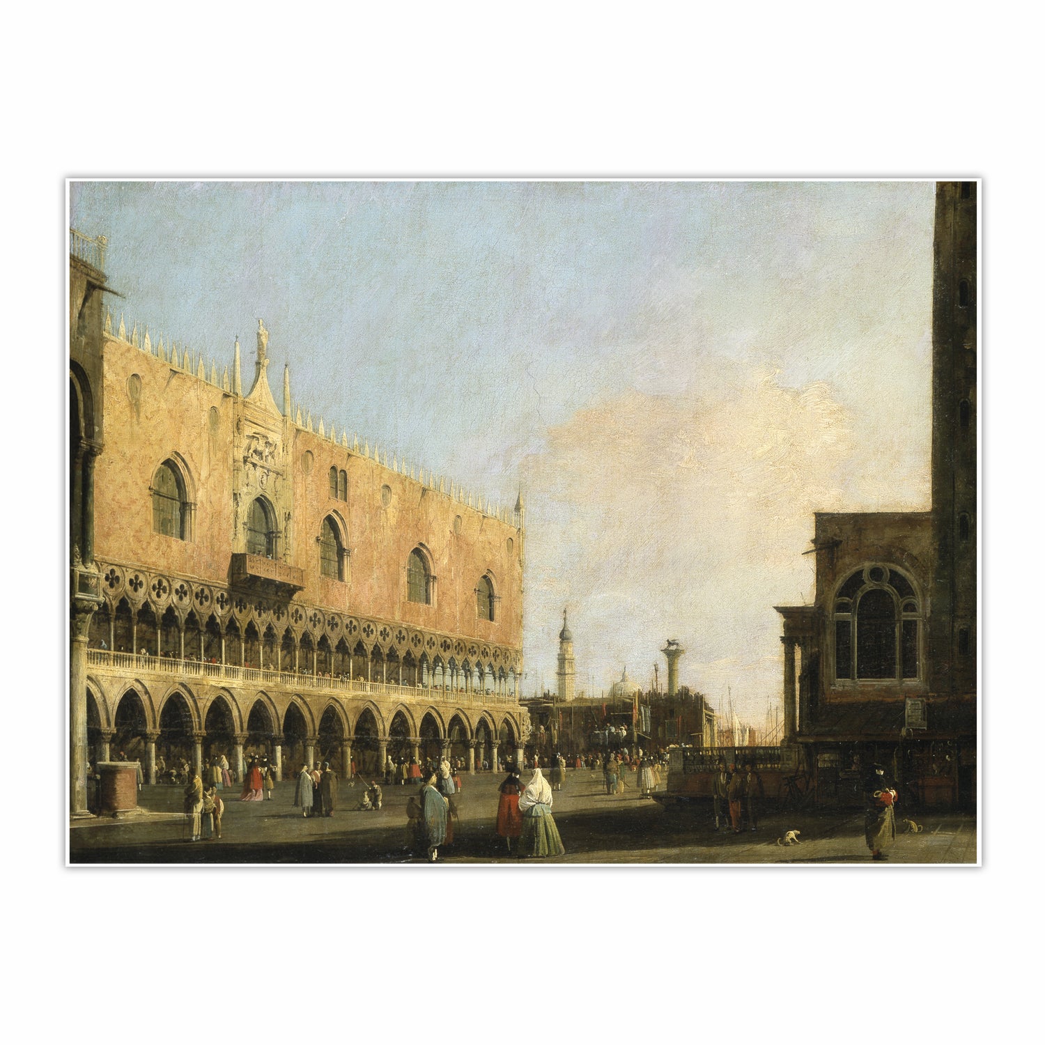 View of the Piazzetta San Marco Looking South