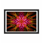 Load image into Gallery viewer, Yellow, Pink And Black Kaleidoscope Fantasy
