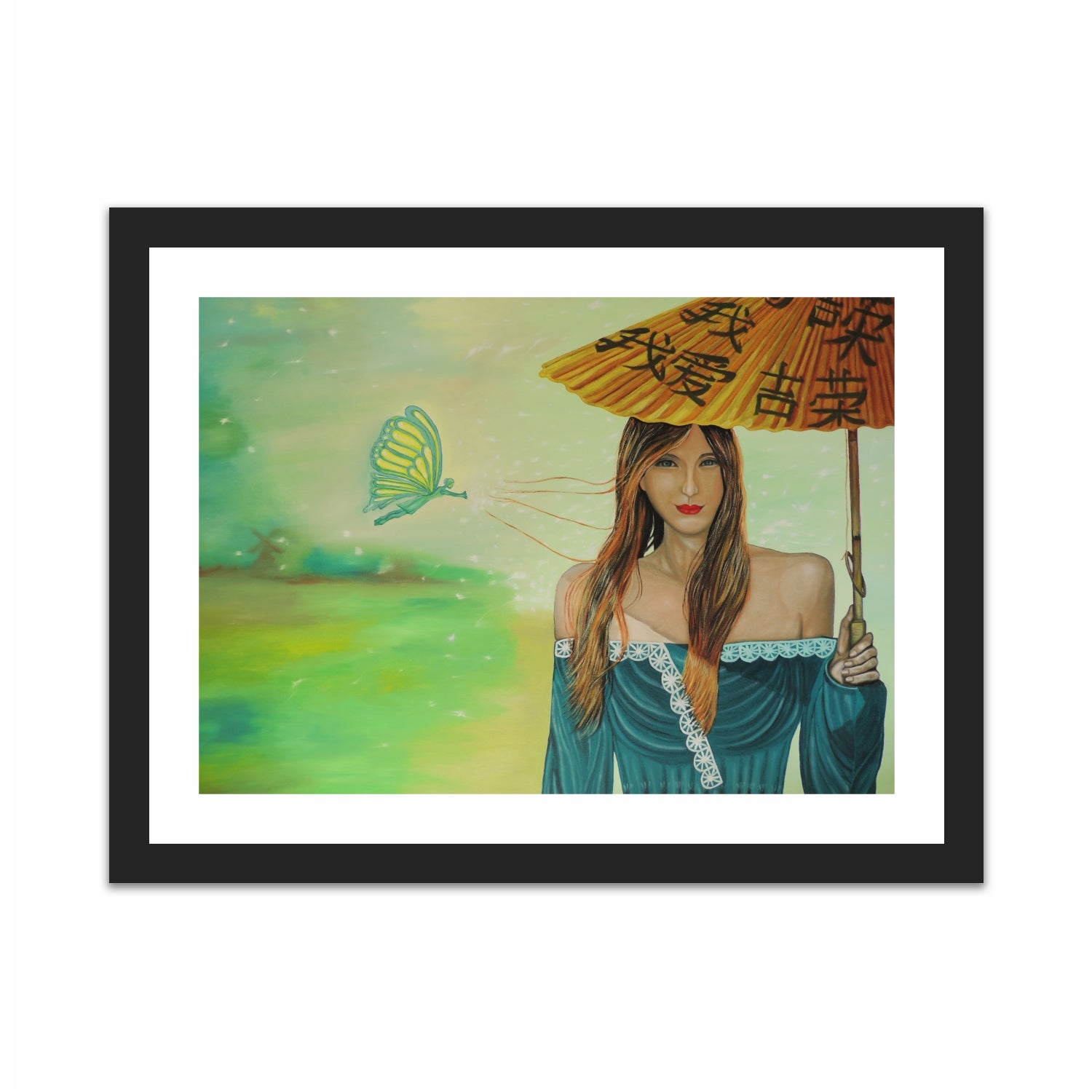 Young Woman with Parasol